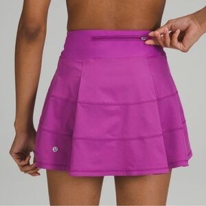NWT Lululemon Pace Rival MR Skirt Long Vivid Plum Size 6